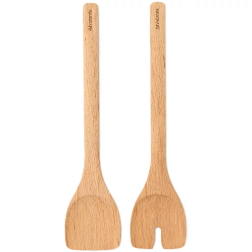 Brabantia Profile Cook & Serve salátaszervírozó készlet, 2 db-os, lekerekített szélek, védőolaj bevonattal, bükkfa - 260643