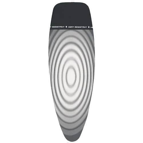 Brabantia Ironing Table Perfect Fit Covers vasalódeszka huzat, 1350x450mm - D méret, felső réteg - huzat + 2mm hab alátét, hőálló pihentető zóna, titán ovális - 266782