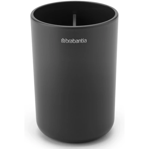 Brabantia ReNew fogkefetartó, elválasztó betéttel, csepptálcával, csúszásmentes talppal, H=110mm, műanyag, sötétszürke - 280283