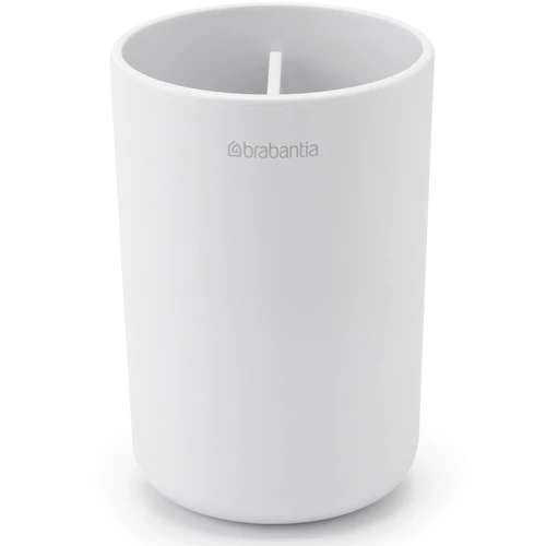 Brabantia ReNew fogkefetartó, elválasztó betéttel, csepptálcával, csúszásmentes talppal, H=110mm, műanyag, fehér - 280306