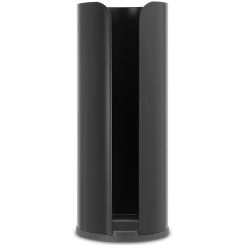 Brabantia ReNew tartalék WC-papír tartó 3 háztartási tekercshez, szabadon álló, acél, matt fekete - 280504