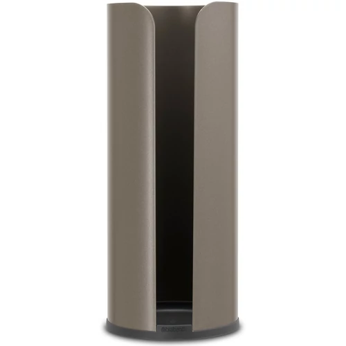 Brabantia ReNew tartalék WC-papír tartó 3 háztartási tekercshez, szabadon álló, acél, platinaszürke - 280542