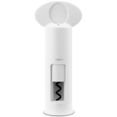 Brabantia Classic dugóhúzó, beépített fóliavágó, forgófogantyú, r.m. acél, ABS műanyag, fehér - 297625