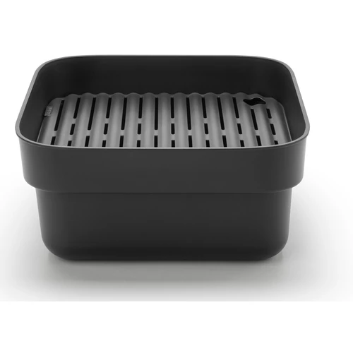 Brabantia SinkSide Washing Up Bowl hordozható mosogatótál kivehető szárítótálcával, csepegtetővel, 374x161x344mm, műanyag, sötétszürke - 302664