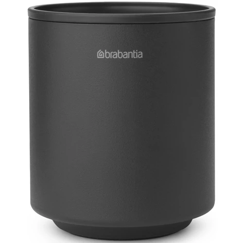 Brabantia MindSet fogkefe tartó kiemelhető cseppgyűjtő tartállyal, acél, határtalan szürke ásványi textúra - 303241