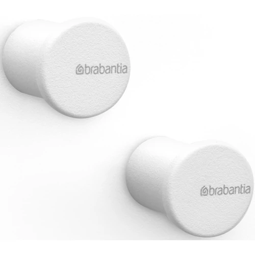 Brabantia MindSet törölköző akasztó, 2db-os szett, alumínium, szikrázó fehér ásványi textúra - 303425