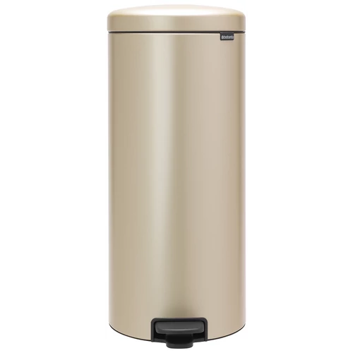 Brabantia NewIcon pedálos hulladékgyűjtő szagmentesen záródó Soft-Close fedél, műanyag tartály, 30L - G méret, acél, aranyfényű - 304484