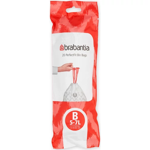 Brabantia PerfectFit szemeteszsák, B méret, 5-7L, 20 zsák/tekercs - 311741