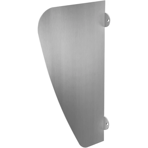 DELABIE AZA rozsdamentes acél piszoár válaszfal, selyem, 3mm vastag AISI304 lemezből