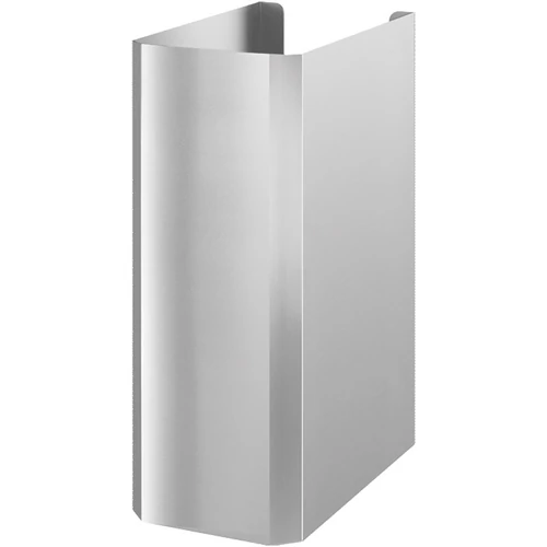 Vandálbiztos szifontakaró köpeny DELABIE FRAJU mosdóhoz, H=400mm, 1,2mm r.m. acél, selyem