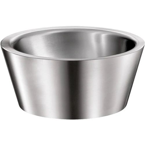 DELABIE ALGUI pultra ültetett kézmosó kagyló, rozsdamentes acél, selyem, kerek forma, D=375mm, H=165mm