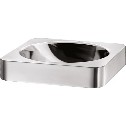 DELABIE QUADRA mosdópultba félig süllyesztett r.m. acél kézmosókagyló, dual finish, 380x380mm