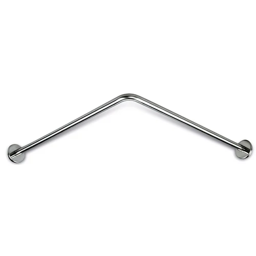 DELABIE fix sarok zuhanyfüggöny tartórúd, 1mm vastag, fényes r.m. acél cső, D=20mm, 900x900mm