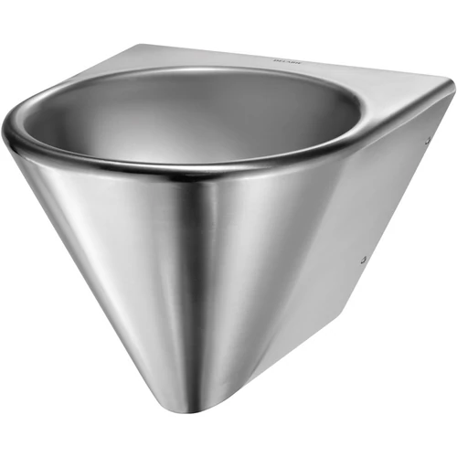 DELABIE BOB HD vandálbiztos fali mosdó zárt palásttal, megerősített konzolos rögzítéssel, 1,2mm r.m acél