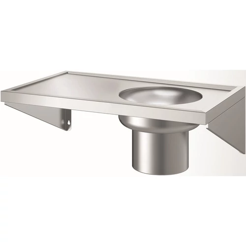 DELABIE rozsdamentes acél gipszelőkészítő asztal és mosogatópult kivehető mosogatómedencével