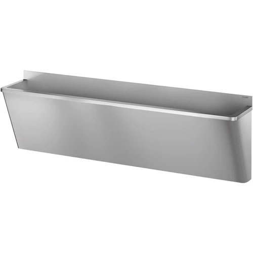 DELABIE sebészi bemosakodó vályú alacsony hátfallal, három állásos 2400mm, Hygiene+ dizájn, r.m. acél