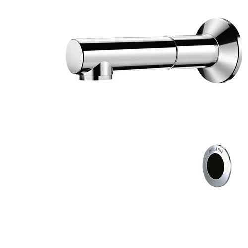 DELABIE TEMPOMATIC fali infracsap kevert vízre bemosakodókhoz 1-28mm panelokra BIOCLIP kifolyóval, 138mm, hálózati