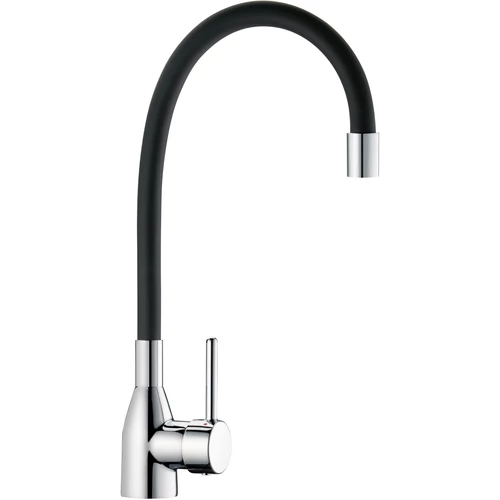 DELABIE Slimline álló mosogató csaptelep flexibilis tömlővel, függőleges keverőkarral, H=max. 535mm, 9L/p