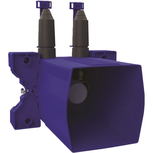 DELABIE beépített, vízzáró BOX mechanikus keverős zuhanycsapokhoz, falon kívüli, előlapon kilépő kevert víz ághoz, 10-120mm előtétfal, min. 83mm süllyesztés, kit 1/2