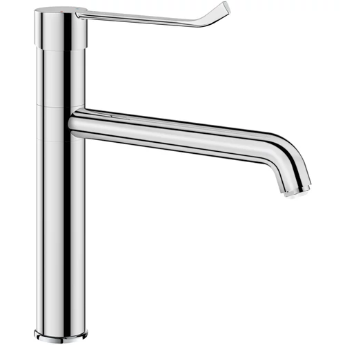 DELABIE orvosi kézmosó csap 185mm könyökkarral, L=220mm, H=165mm lengő kifolyóval