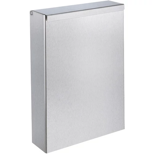 DELABIE fali fedeles intim hulladékgyűjtő, SLIM kialakítás, 4,5L, 1mm r.m. acél, selyem