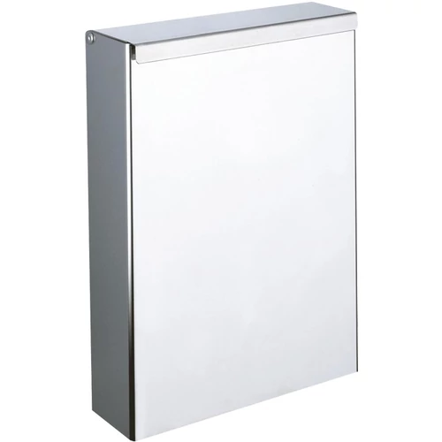 DELABIE fali fedeles intim hulladékgyűjtő, SLIM kialakítás, 4,5L, 1mm r.m. acél, fényes