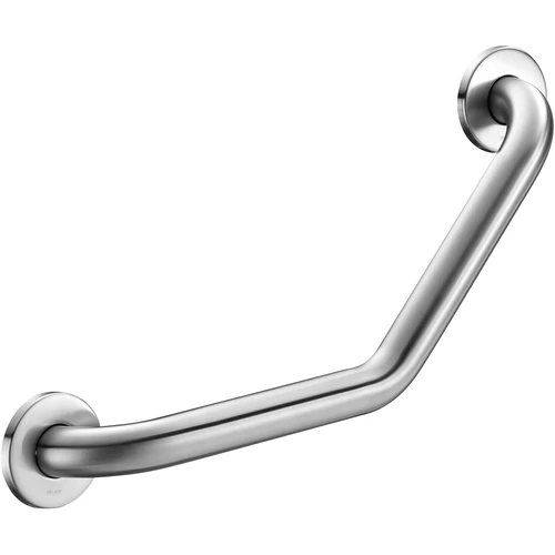 DELABIE 135°-ban hajlított kapaszkodó UltraSatin selyem, D=32mm, 220x220 mm