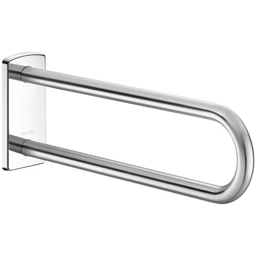 DELABIE fali fix kapaszkodó, U-alak, megerősített hátfal, r.m. acél, nem porózus UltraSatin selyem, D=32mm, 650mm