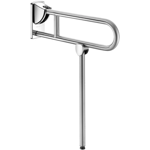 DELABIE felhajtható kapaszkodó lábbal, r.m. acél, UltraSatin selyem, lecsapódásmentes, 650mm