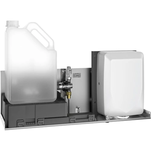 DELABIE szekrénybe integrálható, érintésmentes kézmosó szaniter egység tükrös kabinethez, 3 funkciós - csaptelep, szappanadagoló, kézszárító