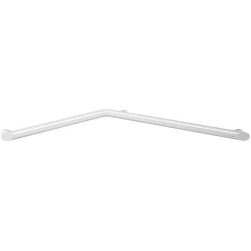 DELABIE Be-Line exkluzív vízszintes sarokkapaszkodó, D=35mm alumínium, fehér, 695x695mm