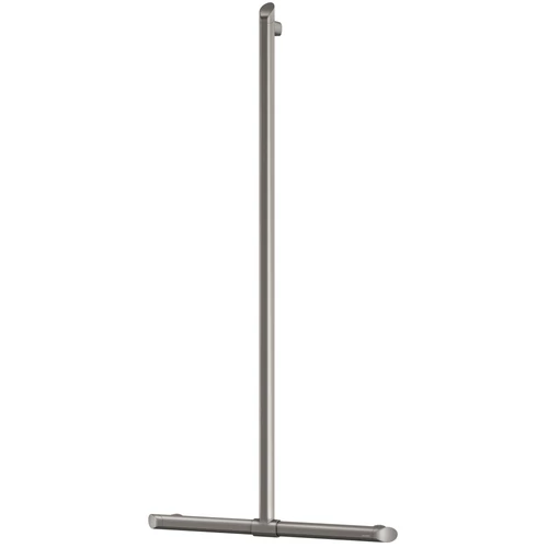 DELABIE Be-Line exkluzív T-alakú zuhanykapaszkodó állítható függőleges szárral, antracit, 500x1130mm