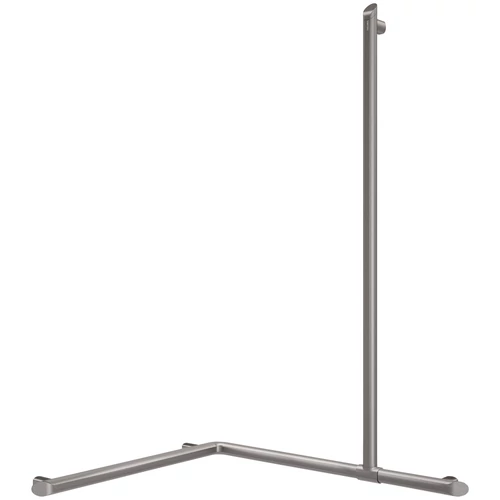 DELABIE Be-Line exkluzív sarokkapaszkodó zuhanyzóba felszálló ággal, antracit, 695x695x1130mm