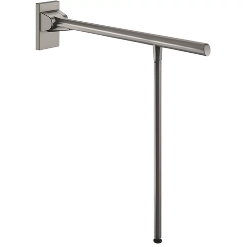 DELABIE Be-Line exkluzív fali felhajtható kapaszkodó lábbal, 5mm hátfallal, D=42mm, alumínium, antracit, 650mm