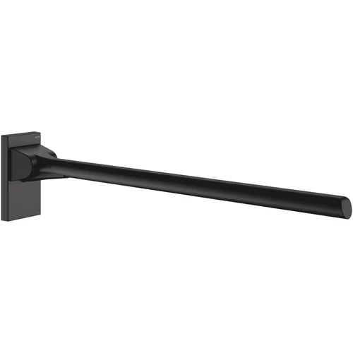 DELABIE Be-Line exkluzív fali felhajtható kapaszkodó 5mm hátfallal, D=42mm, alumínium, matt fekete, 850mm