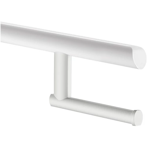 DELABIE Be-Line felhajtható kapaszkodókra rögzíthető WC-papír tartó, alumínium, fehér