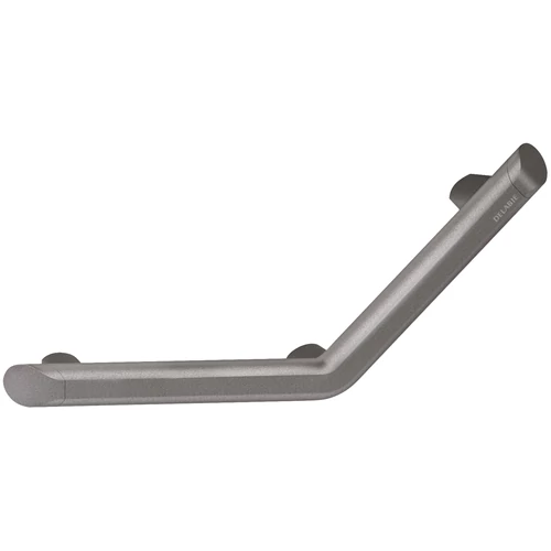 DELABIE Be-Line exkluzív 135°-ban hajlított kapaszkodó, D=35mm alumínium, 220x220mm, metalizált antracit