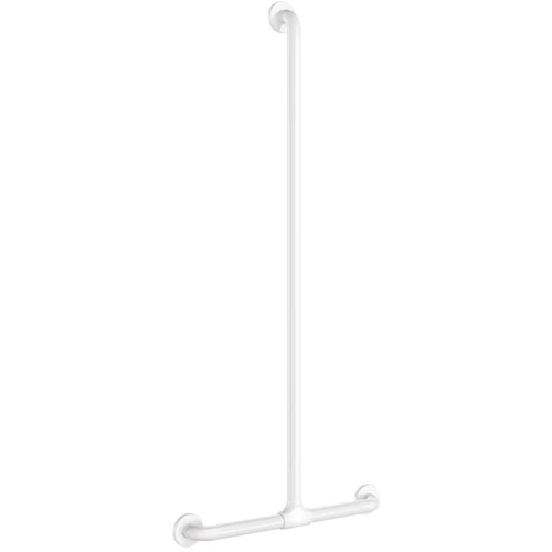 DELABIE NylonClean T-alakú kapaszkodó csúsztatható függőleges szárral, fehér nylon bevonatú acél D=32mm, 1150x500mm