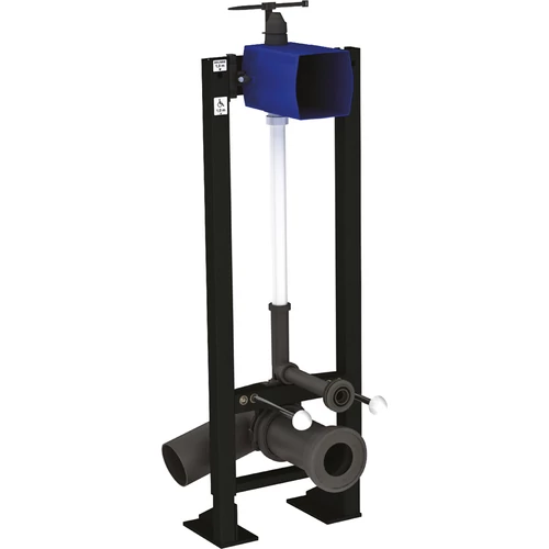 DELABIE TEMPOFIX 3 WC szerelőkeret elemes automata és nyomógombos direkt WC öblítőszelepekhez, BOX, álló, önhordó, 10-120mm vastag falakra, kit 1/2