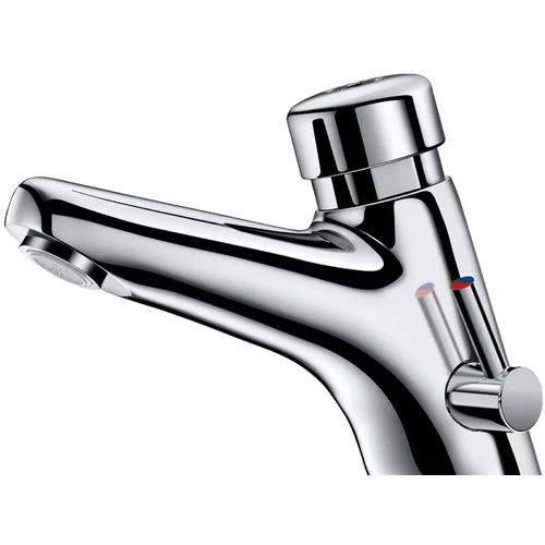 DELABIE TEMPOMIX 2 AB vandálbiztos álló időzített nyomógombos csaptelep blokkolásgátlóval H-M vízre