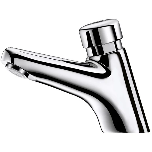 DELABIE TEMPOSTOP 2 álló időzített nyomógombos csaptelep kevert vízre, műanyag rögzítéssel