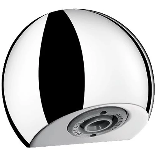 DELABIE ROUND szervizfolyosós, vandálbiztos fix zuhanyfej vízkőtaszító zuhanykifolyó betéttel, 6L/p