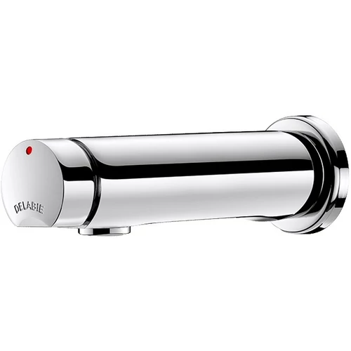 DELABIE TEMPOSOFT 2 fali időzített Soft-Touch nyomógombos csaptelep kevert vízre falon belüli vízcsatlakozással 150mm