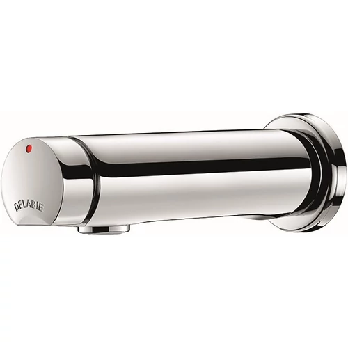 DELABIE TEMPOSOFT 2 időzített Soft-Touch nyomógombos csap kevert vízre, 7mp, max. 55mm fali paneles rögzítés, megerősített biztonsági rögzítőelemmel