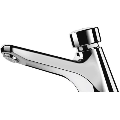 DELABIE TEMPOSTOP vandálbiztos álló csaptelep időzített nyomógombbal kevert vízre