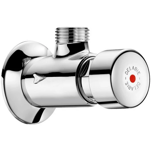 DELABIE TEMPOSTOP fali időzített nyomógombos zuhanycsap kevert vízre, hátsó bekötés