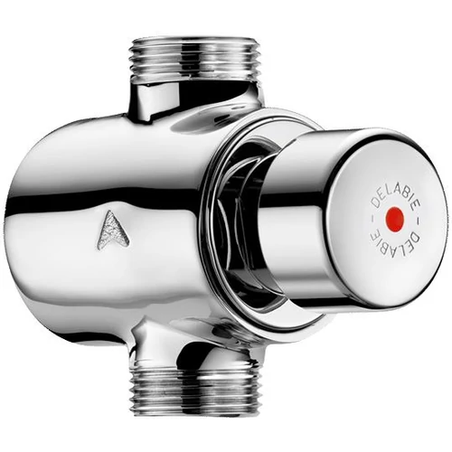 DELABIE TEMPOSTOP fali időzített nyomógombos zuhanycsap kevert vízre, alsó bekötés, 12l/p, 3/4"