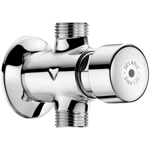 DELABIE TEMPOSTOP fali nyomógombos piszoár öblítő, felső vízbekötéssel