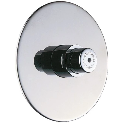 DELABIE TEMPOSTOP nyomógombos piszoár öblítőszelep, beépített, M1/2", kerek r.m. acél előlappal, 3mp