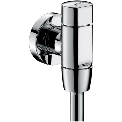 DELABIE TEMPOFLUX vandálbiztos, fali nyomógombos piszoár öblítő, faltól 50mm-es furatközéppontú bekötőcsővel 